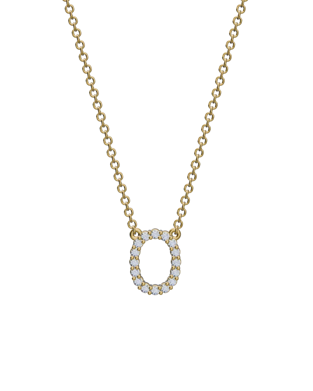 Diamond Initial Necklace - Image 28