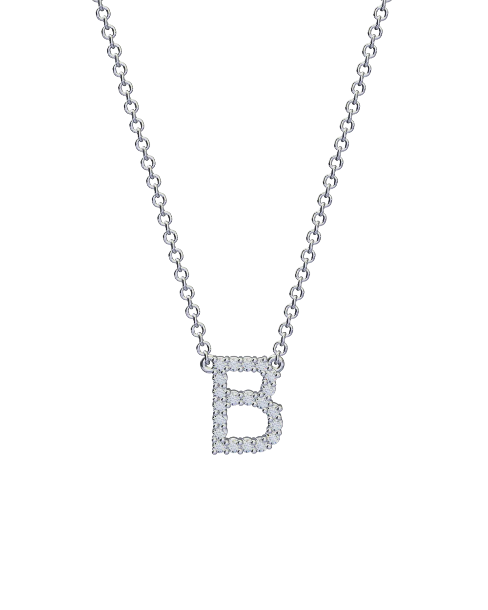 Diamond Initial Necklace - Image 41