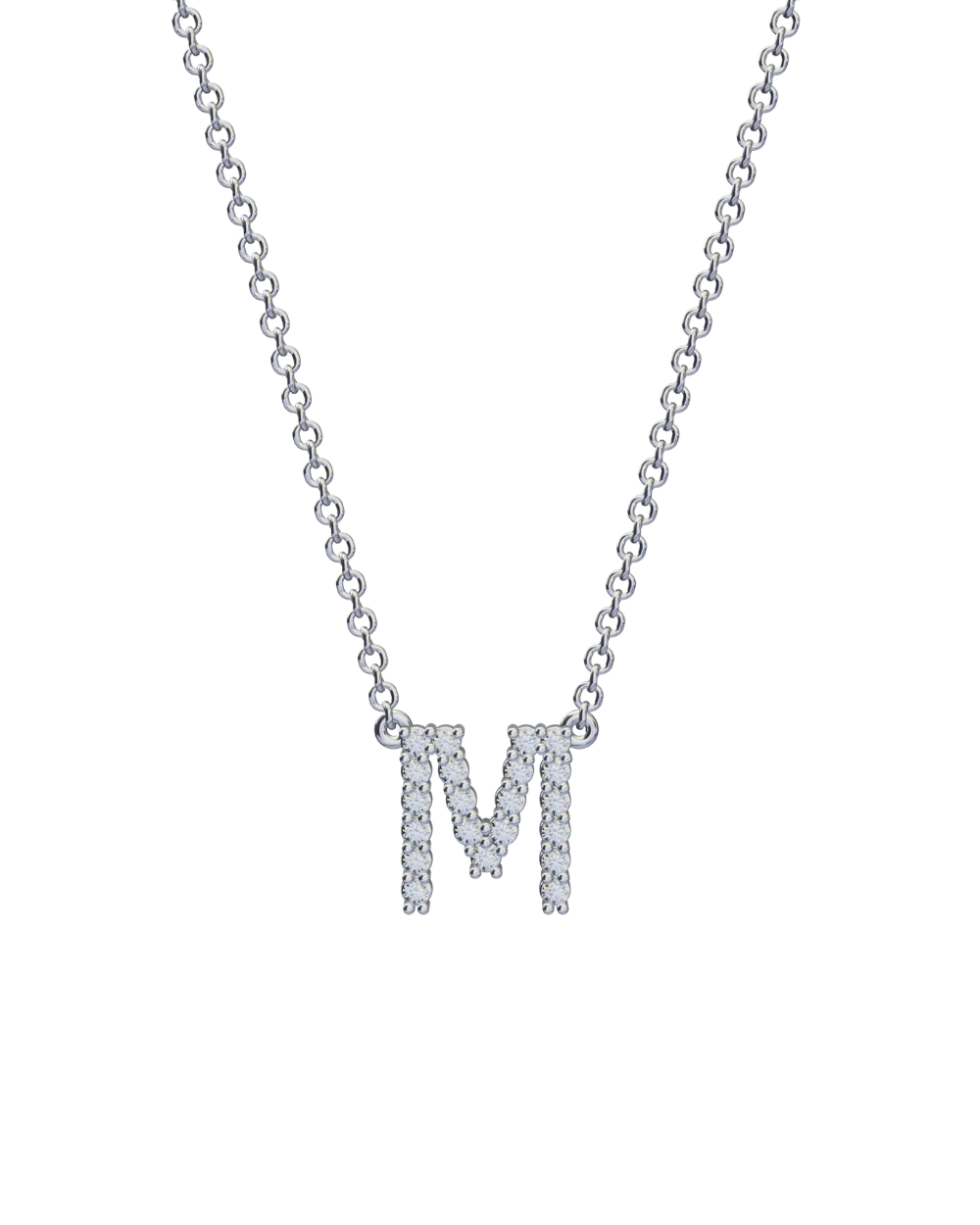 Diamond Initial Necklace - Image 52