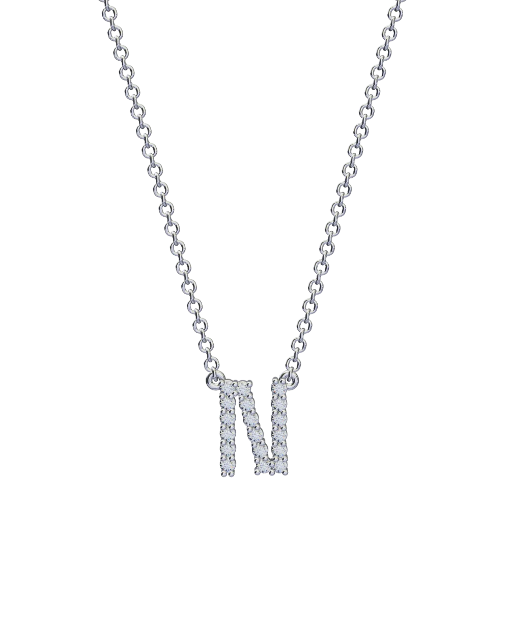 Diamond Initial Necklace - Image 53