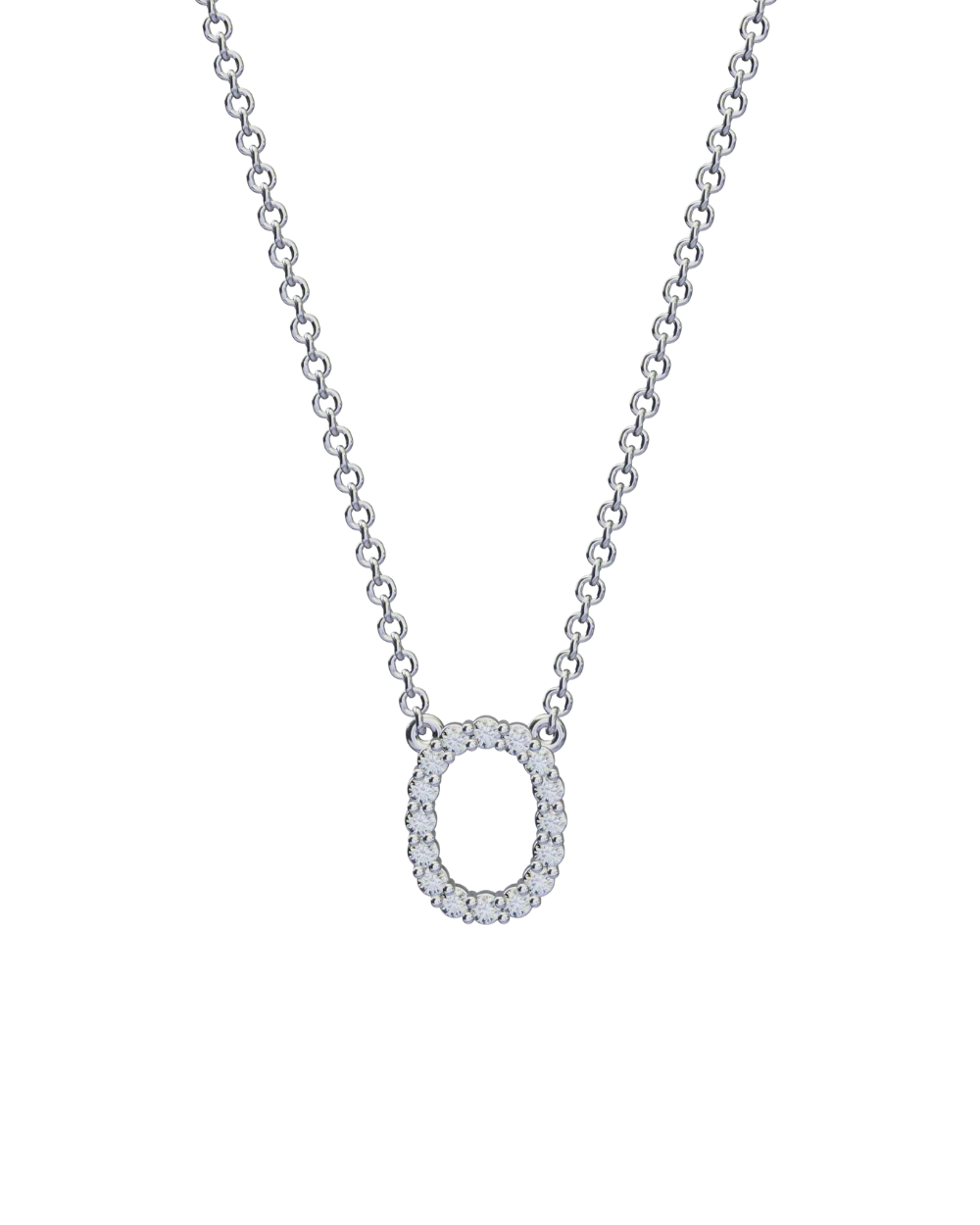 Diamond Initial Necklace - Image 54