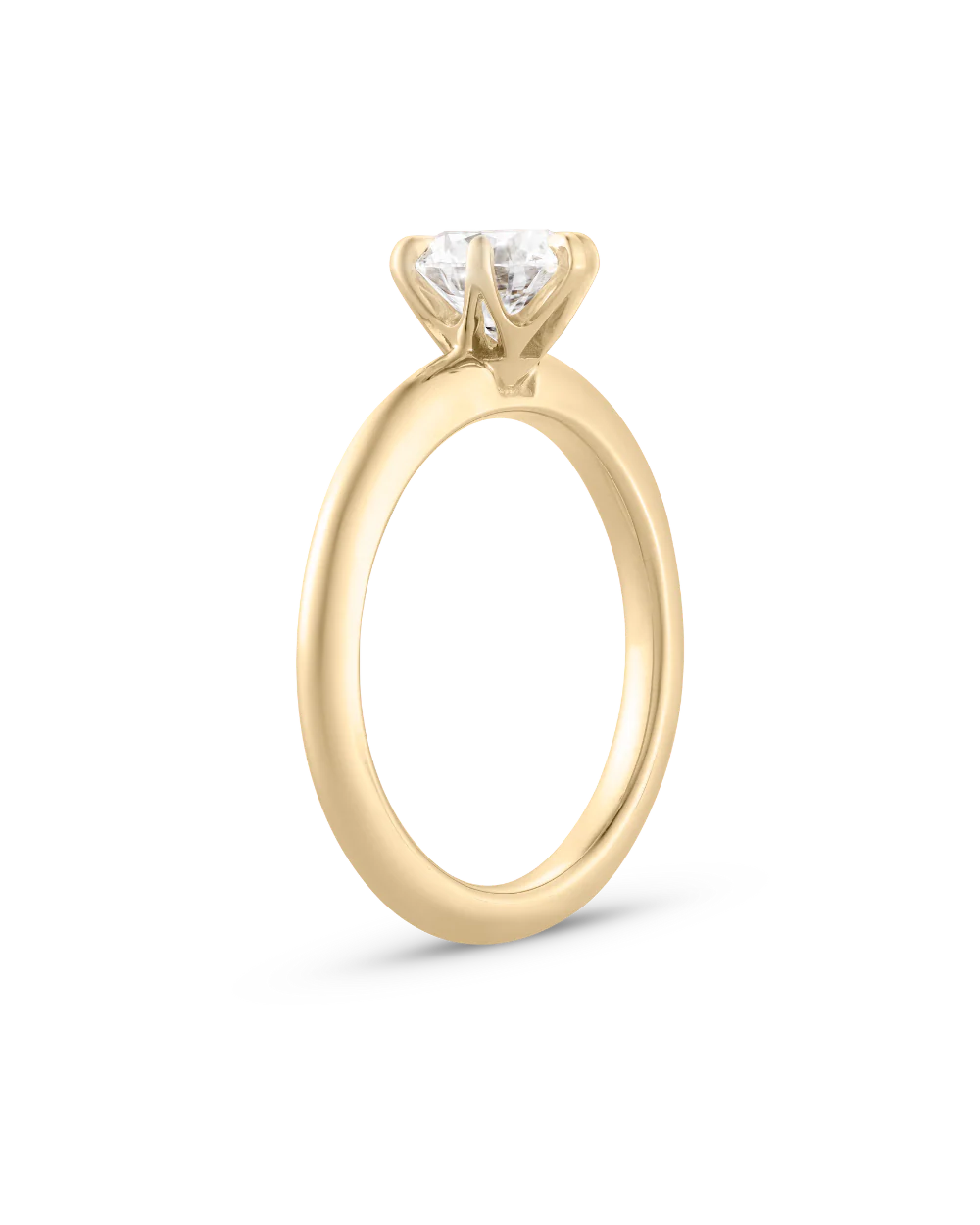 Jessica 1ct Brilliant Round Solitaire Diamond Ring - Image 7