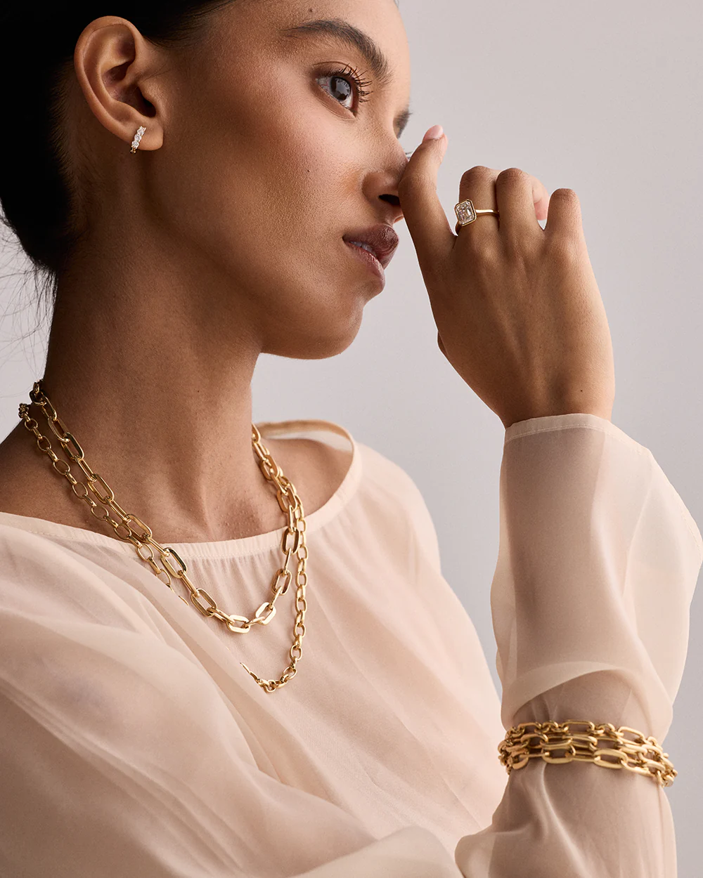 Arla Paperclip Bracelet - Image 5