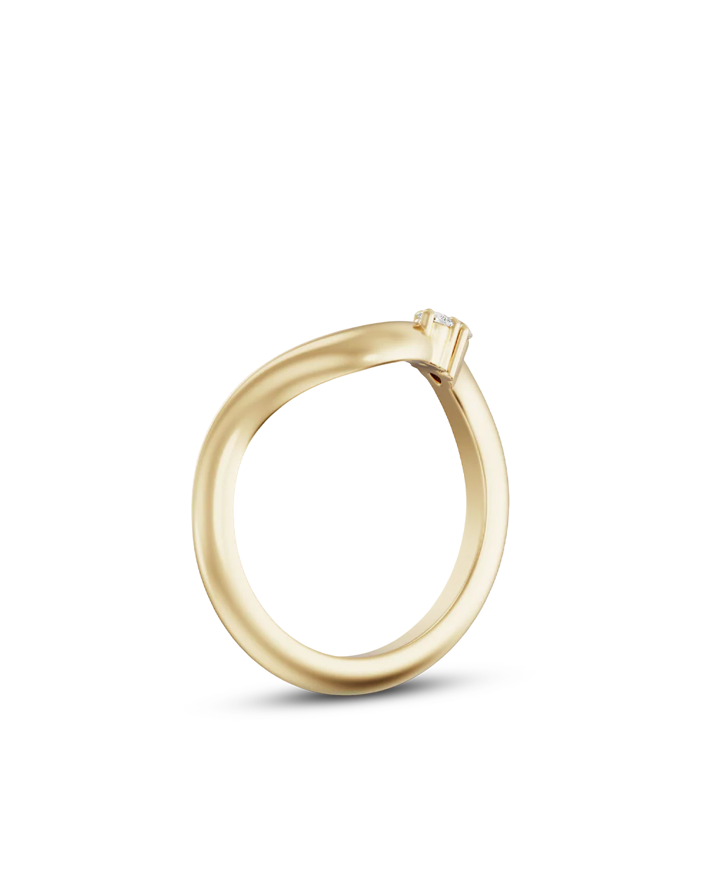 Maeve Curved Diamond Band - Image 10