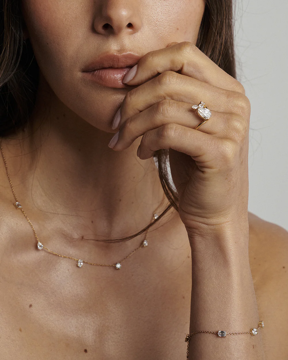 Multicut Diamond Charm Bracelet - Image 7