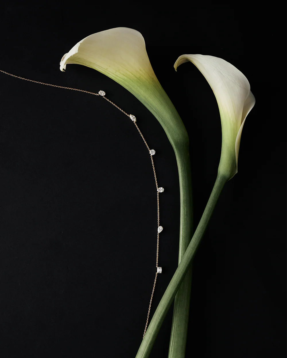 Multicut Diamond Charm Necklace - Image 3