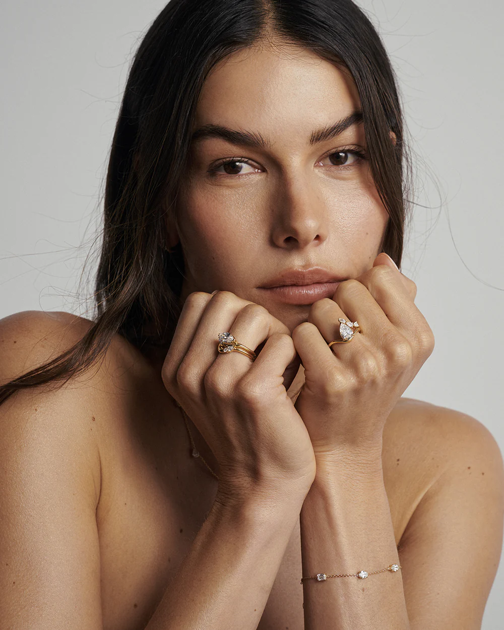 Multicut Diamond Charm Necklace - Image 7