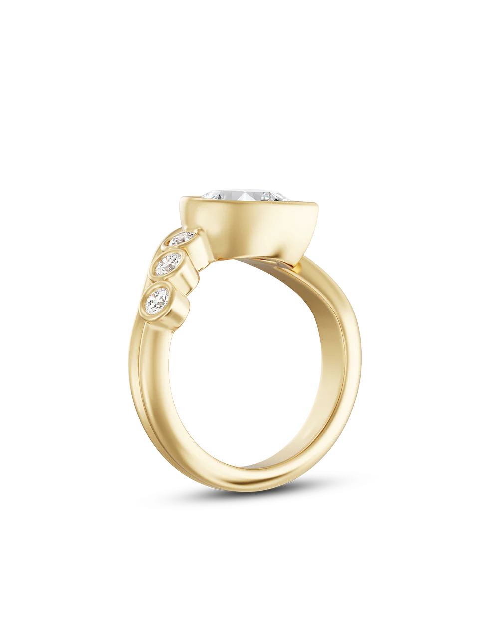 Soraya 1.31ct East West Pear Diamond Ring - Image 6